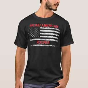 Camiseta Patriótico Americano Orótico, Gift Roofer