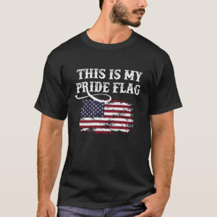 Camiseta Patriótico Americano Para 4 De Julho Este É O Meu