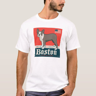 Camiseta Patriótico   Boston Terrier