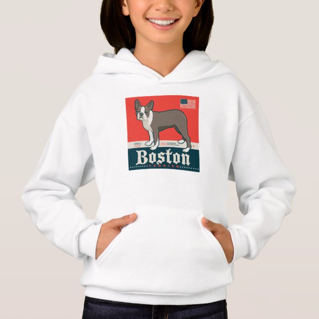 Camiseta Patriótico | Boston Terrier (Frente)