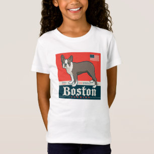 Camiseta Patriótico   Boston Terrier