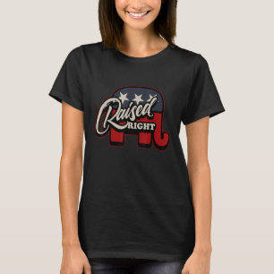 Camiseta Patriótico Conservador Americano Rai Americano