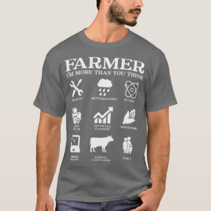 Camiseta Patriótico da Agricultura Agrária de Ideia do Agri