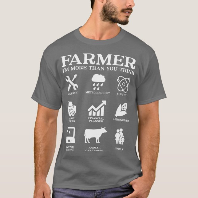 Camiseta Patriótico da Agricultura Agrária de Ideia do Agri (Frente)