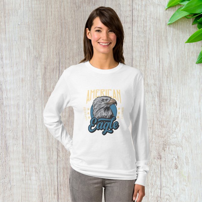 Camiseta Patriótico de Alta Qualidade de Águia Americana (Criador carregado)