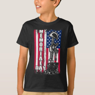 Camiseta Patriótico do Dia Memorial do Bandeira Americano V
