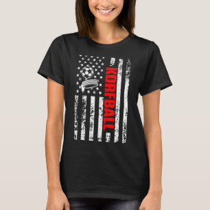 Camiseta Patriótico do Esporte Americano de Bandeira