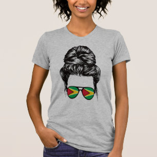 Camiseta Patriótico do Orgulho Gaiana do Cabelo Mensado da 