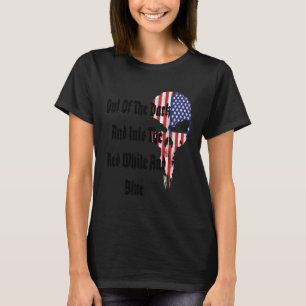 Camiseta Patriótico do Pavilhão Americano