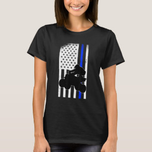 Camiseta Patriótico dos EUA 4 Quad Bike Atv R