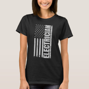Camiseta Patriótico Eletrônico Americano Bandeira Unisex Te