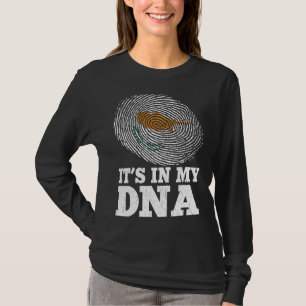 Camiseta Patriótico Está Na Minha Bandeira Do Dna Fingerpri