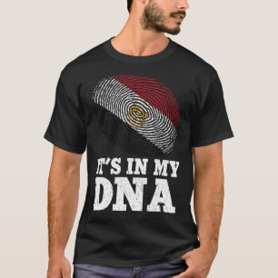 Camiseta Patriótico Está Na Minha Impressão Digital Do Dna,