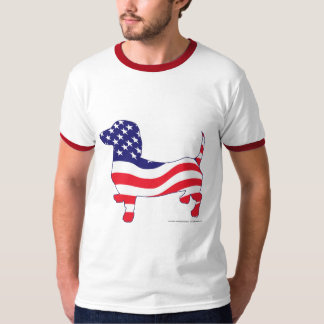Camiseta Patriótico EUA Dachshund