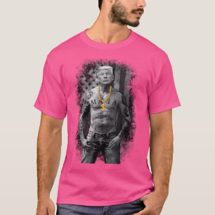 Camiseta Patriótico Gangster Anti Liberal Pro República Tru