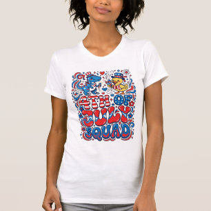 Camiseta Patriótico Kawaii Dinossauro Melhor Padrasto de Se