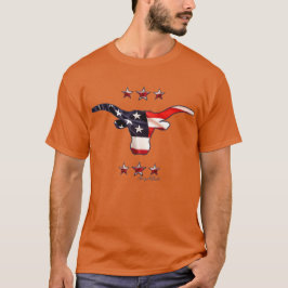 Camiseta Patriótico - Longhorn Steer