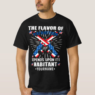 Camiseta Patriótico O Flavor do Patriotismo