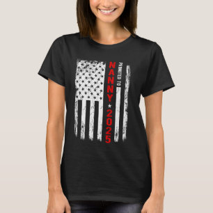 Camiseta Patriótico Promovido À Nanny No Leste De 2025 Pela
