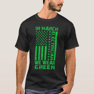 Camiseta Patriótico Rua Elétrica de Bandeira Irlandesa Patr