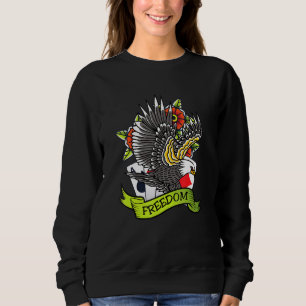 Camiseta Patriótico Tattoos Tattooed Eagle Patriot American