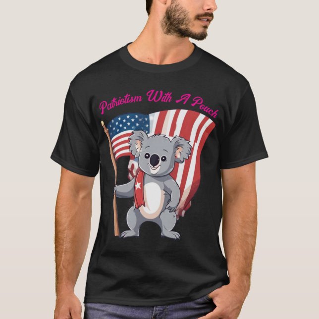 Camiseta Patriotismo com uma bolsa (Frente)