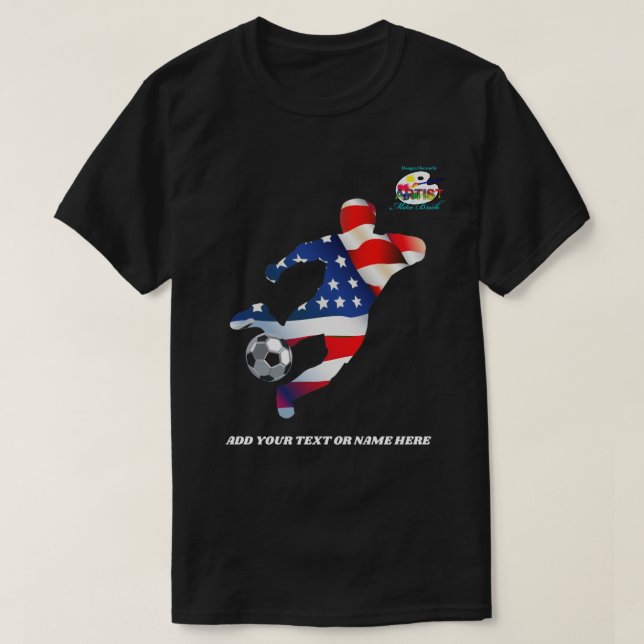 Camiseta Patriotismo do futebol (Frente do Design)