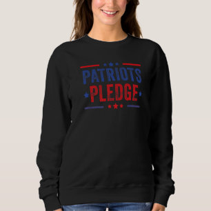 Camiseta Patriots Pledge 4 De Julho Vintage USA F