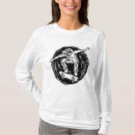 Camiseta Patrocinador lendário Fazendo skate de Médio-Ar