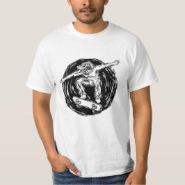 Camiseta Patrocinador lendário Fazendo skate de Médio-Ar