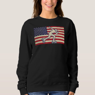 Camiseta Patrocinador Patriótico Patinando 4 De Julho Bande