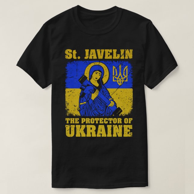 Camiseta Patron santo da ucrânia (Frente do Design)