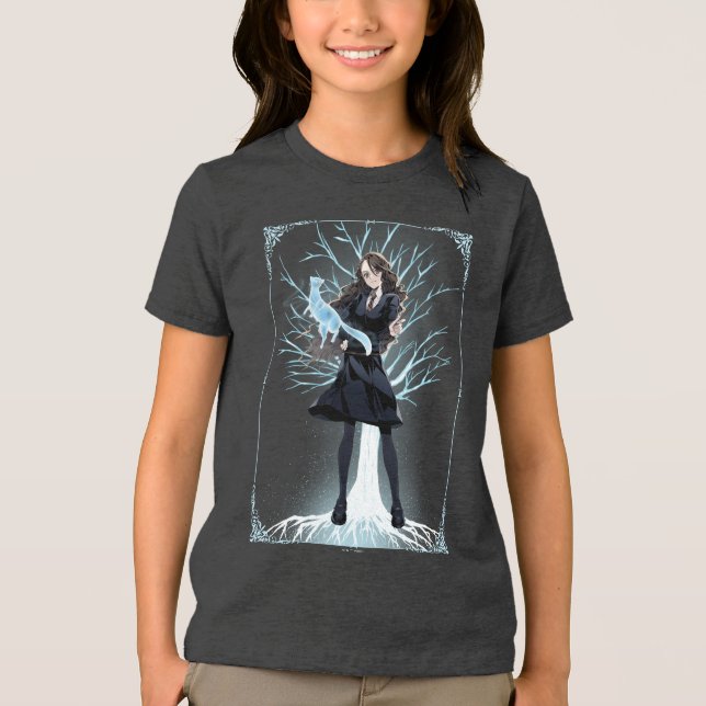 Camiseta Patronus do Anime Hermione Granger (Frente)
