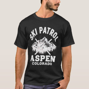 Camiseta Patrulha de Esqui Aspen Colorado Esqui e Snowboard