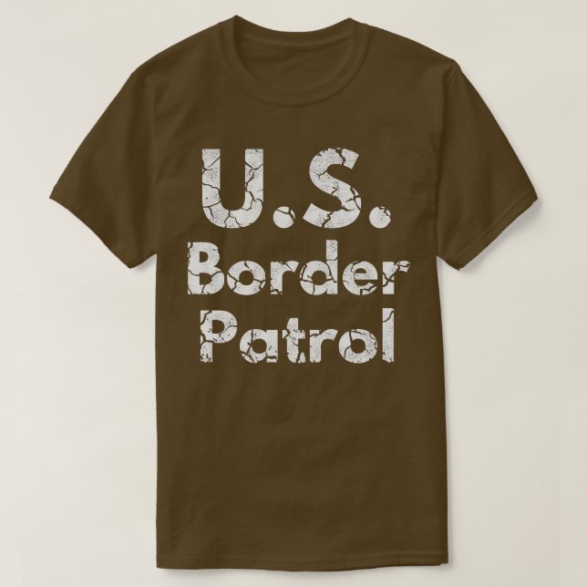 Camiseta Patrulha de Fronteiras dos EUA (Frente do Design)