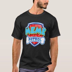 Camiseta Patrulha De Memória Engraçada - Mãe De Cachorro