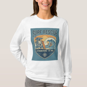 Camiseta Patrulha de Salvamento de Surf Est 1950