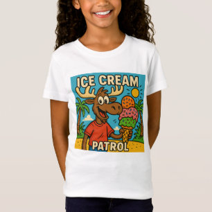 Camiseta Patrulha de sorvete - T-Shir de Verão para Criança