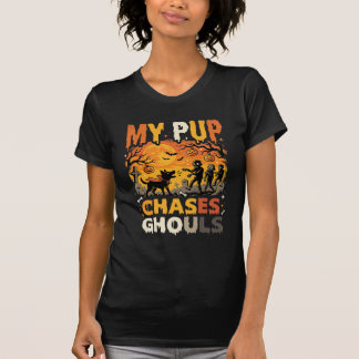Camiseta Patrulha do Cemitério de Cães do Halloween
