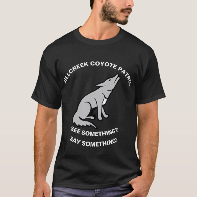 Camiseta Patrulha do Millcreek Coyote (Frente)
