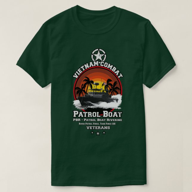 Camiseta Patrulha do rio Vietnã (Frente do Design)