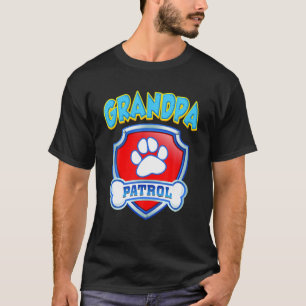 Camiseta Patrulha Engraçada Do Avô - Mãe De Cachorro, Pai P