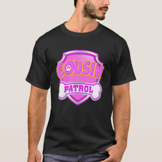 Camiseta Patrulha Engraçada Do Primo - Pai De Mãe Para Home