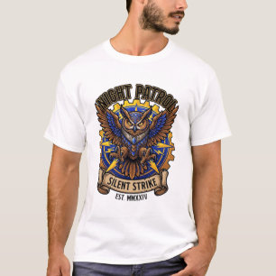 Camiseta Patrulha Noturna Coruja de Ataque Silencioso