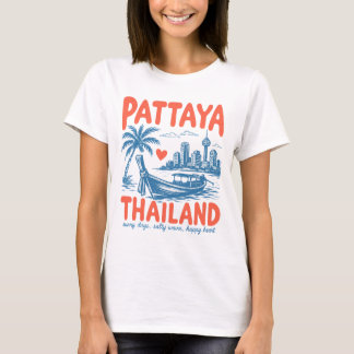 Camiseta Pattaya Tailândia Cidade Fofa