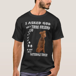 Camiseta Patterdale Terrier Dizendo Que A Mãe Pai De Impres