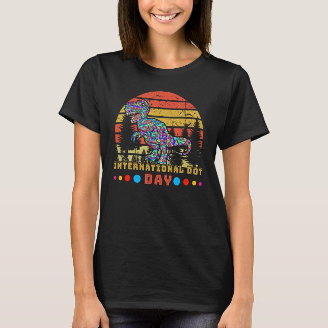 Camiseta Patterno Raptor Vintage setembro Internacional Pon (Frente)