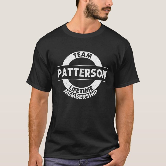 Camiseta PATTERSON Gift Engraçado Surname Family Tree Anive (Frente)