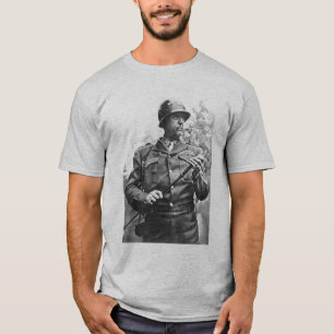 Camiseta Patton e citações - cinza