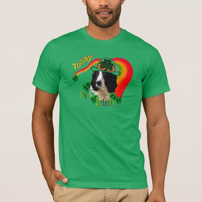 Camiseta Pattys de Rua Inglês Springer Spaniel (Frente)